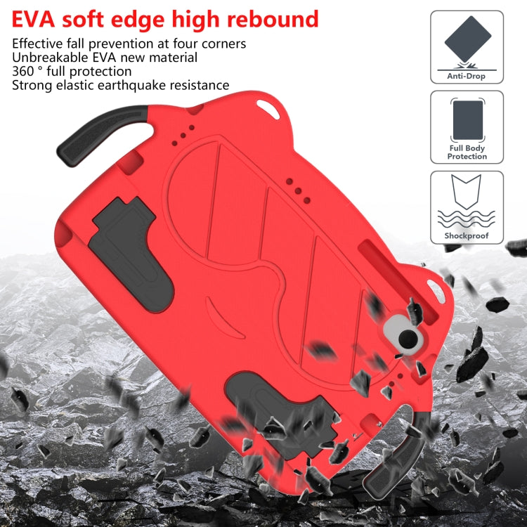 For Lenovo Tab M10 Plus TB-125 2022 Ice Baby EVA Shockproof Hard PC Tablet Case(Red+Black)