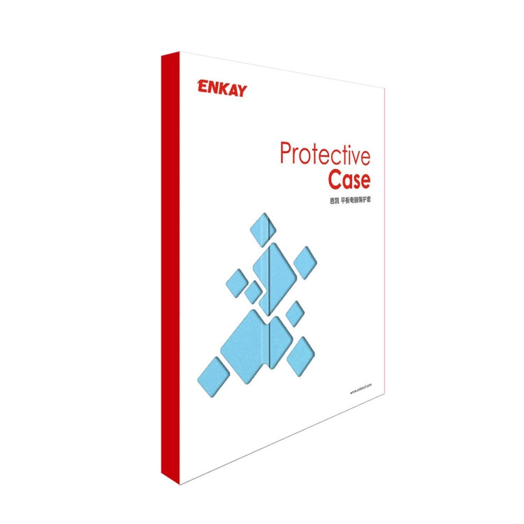 For Amazon Fire HD 10 2023 ENKAY ENKAY Tri-fold Custer Texture Leather Smart Tablet Case(Grey) - Amazon by ENKAY | Online Shopping South Africa | PMC TechLife | Buy Now Pay Later Mobicred