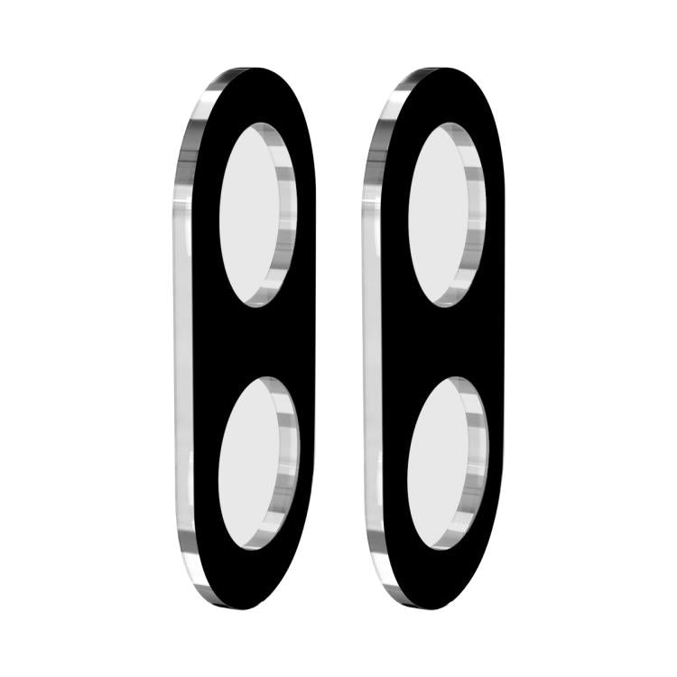 For Samsung Galaxy Z Flip7 FE 2pcs ENKAY Hat-Prince 9H Rear Camera Lens Tempered Glass Film(Black)