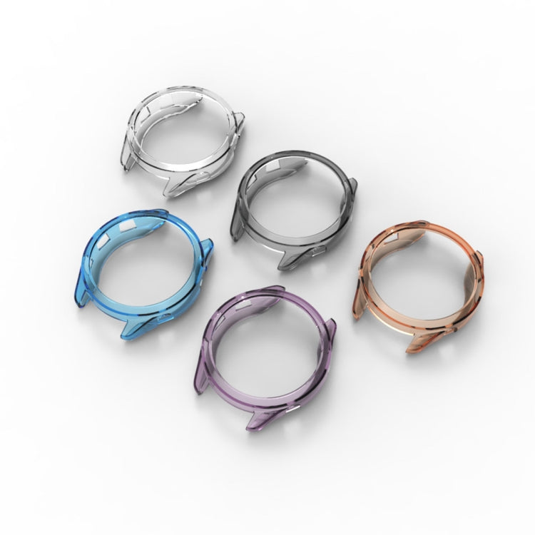 For Garmin Forerunner 965 ENKAY Hat-Prince Transparent TPU Frame Drop Protection Case(Orange)