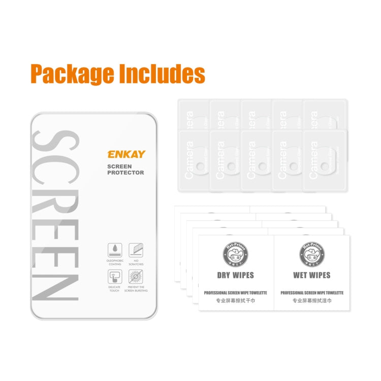 For Honor 90 Pro 5Sets ENKAY Hat-Prince 9H Rear Camera Lens Tempered Glass Film - Honor Tempered Glass by ENKAY | Online Shopping South Africa | PMC TechLife | Buy Now Pay Later Mobicred