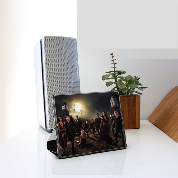 For Galaxy Z Fold 5 5G Plated Mirror Horizontal Flip Leather Phone Case with Holder(Gold) - free shipping - PMC TechLife - Order now!