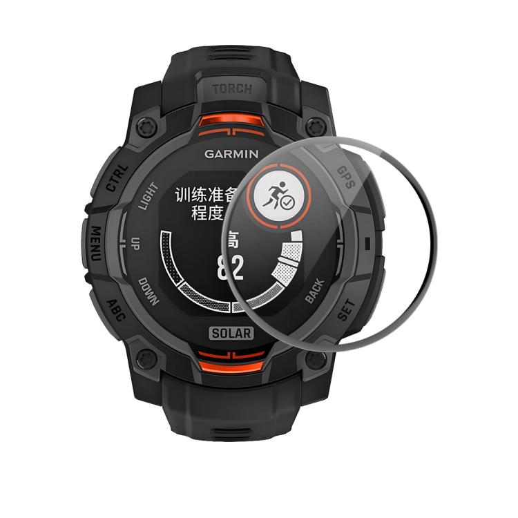 For Garmin Instinct 3 AMOLED / Solar 45mm ENKAY 3D Full Coverage Soft PC Edge PMMA HD Screen Protector Film