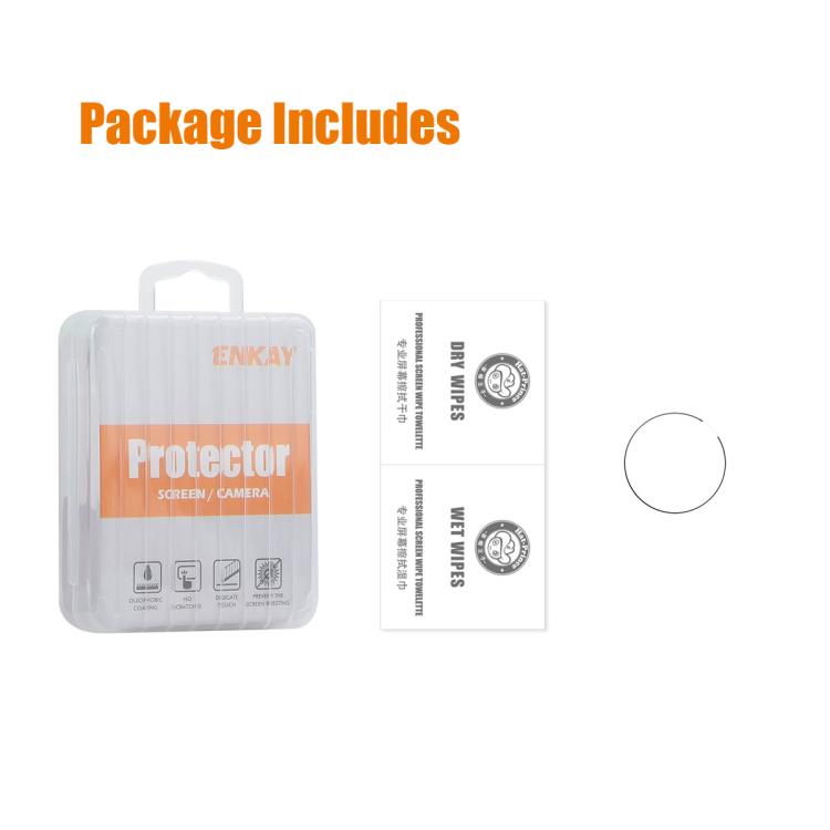 For Garmin Instinct 3 AMOLED / Solar 50mm ENKAY 3D Full Coverage Soft PC Edge PMMA HD Screen Protector Film - free shipping - PMC TechLife - Order now!