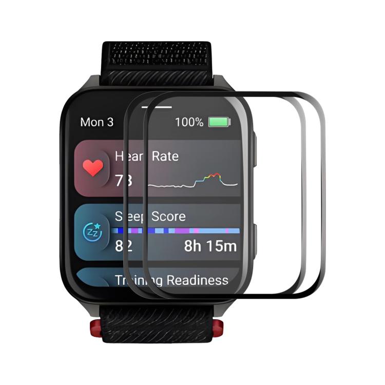 For Garmin Venu X1 2pcs ENKAY 3D Full Coverage Soft PC Edge PMMA HD Screen Protector Film