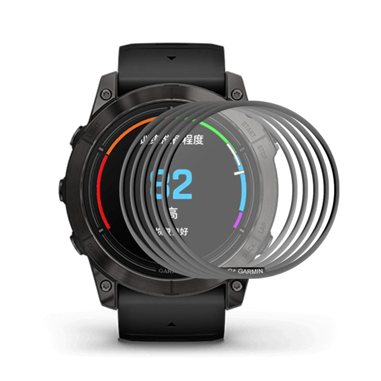 For Garmin Epix Pro Gen 2 42mm 5pcs ENKAY 3D Full Coverage Soft PC Edge PMMA HD Screen Protector Film