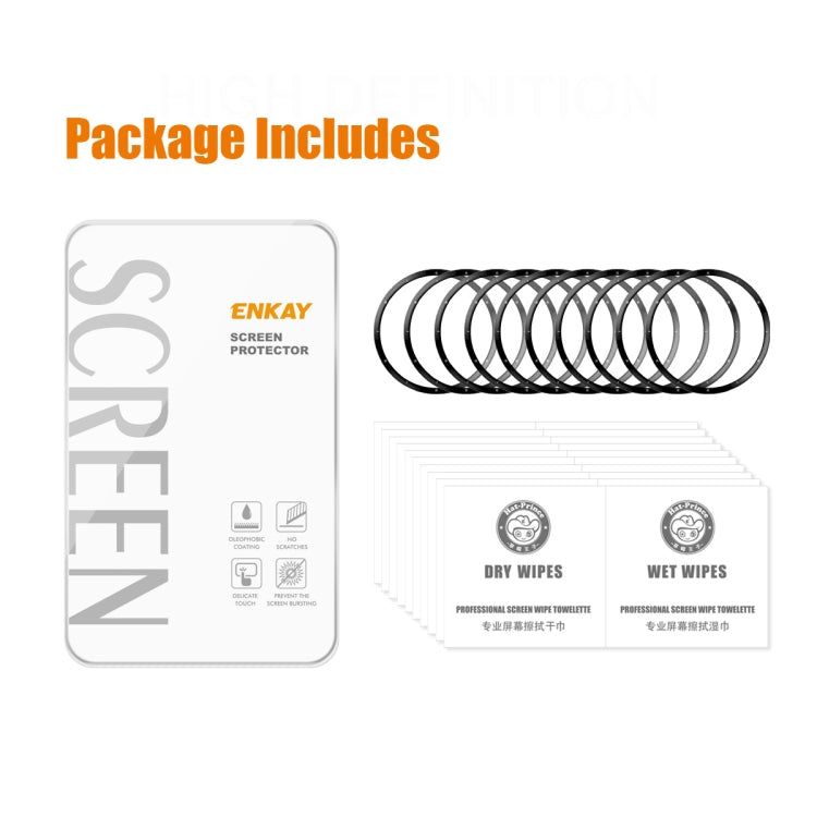 For Garmin Venu 3 10pcs ENKAY 3D Full Coverage Soft PC Edge PMMA HD Screen Protector Film - free shipping - PMC TechLife - Order now!