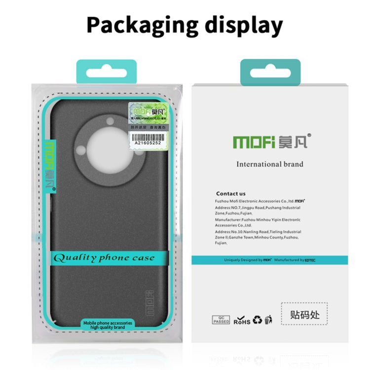 For Realme 11 Pro MOFI Fandun Series Frosted PC Ultra-thin All-inclusive Phone Case(Green) - Realme Cases by MOFI | Online Shopping South Africa | PMC TechLife