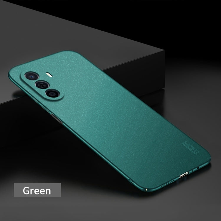 For Huawei Enjoy 50 / nova Y70 Plus MOFI Fandun Series Frosted PC Ultra-thin All-inclusive Phone Case(Green)