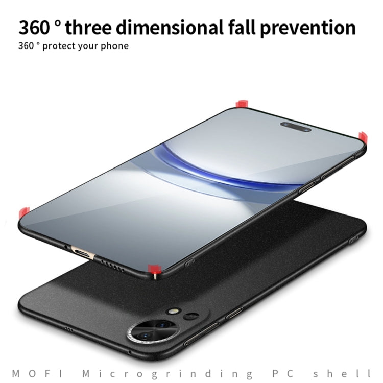 For Huawei nova 12 Pro / 12 Ultra MOFI Fandun Series Frosted PC Ultra-thin All-inclusive Phone Case(Green)