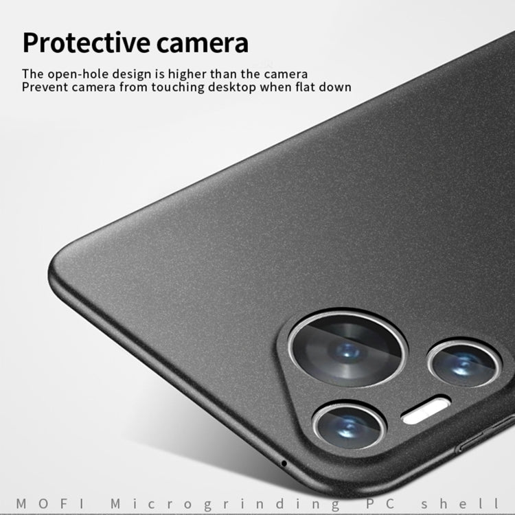 For Huawei Pura 70 MOFI Fandun Series Frosted PC Ultra-thin All-inclusive Phone Case(Gray)