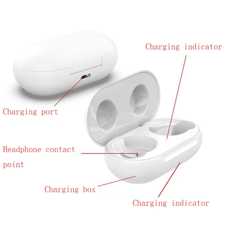 For Samsung Galaxy Galaxy Buds+ SM-R175 Wireless Earphone Charging Box(White) - Other Accessories by PMC Jewellery | Online Shopping South Africa | PMC Jewellery | Buy Now Pay Later Mobicred