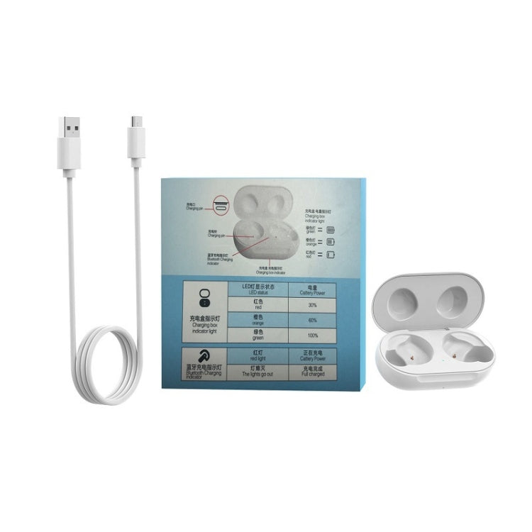 For Samsung Galaxy Galaxy Buds+ SM-R175 Wireless Earphone Charging Box(White) - Other Accessories by PMC Jewellery | Online Shopping South Africa | PMC Jewellery | Buy Now Pay Later Mobicred