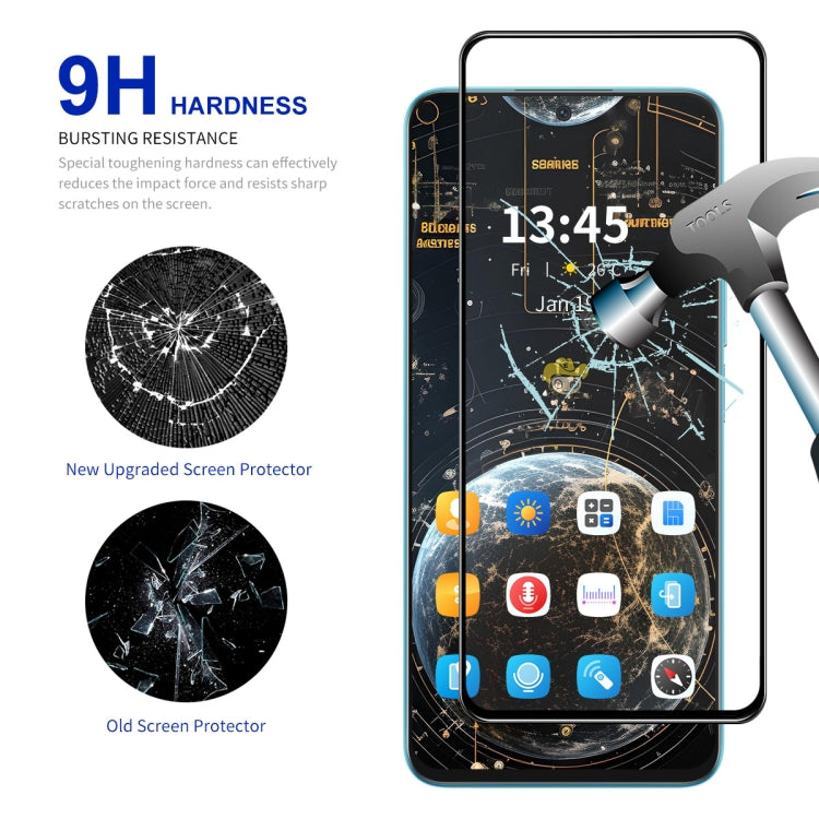For Motorola Moto G Play 2024 2pcs ENKAY Full Glue High Aluminum-silicon Tempered Glass Film