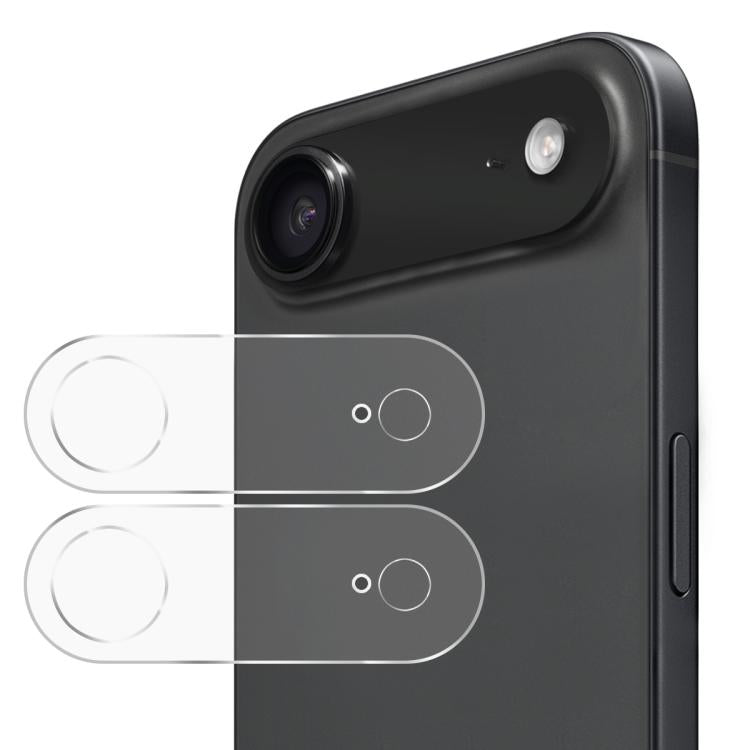 For iPhone 17 Air 2pcs ENKAY Hat-Prince 9H Rear Camera Lens Tempered Glass Film