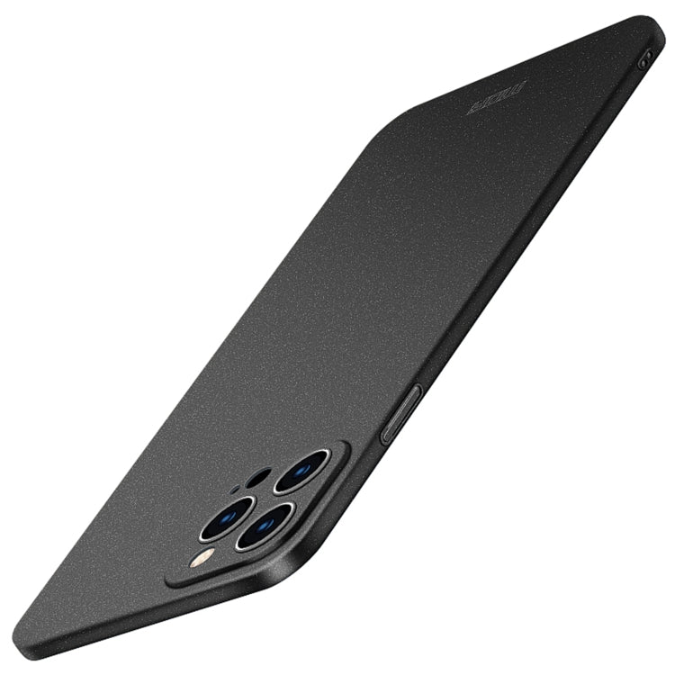 For iPhone 15 Pro MOFI Fandun Series Frosted PC Ultra-thin All-inclusive Phone Case(Black)