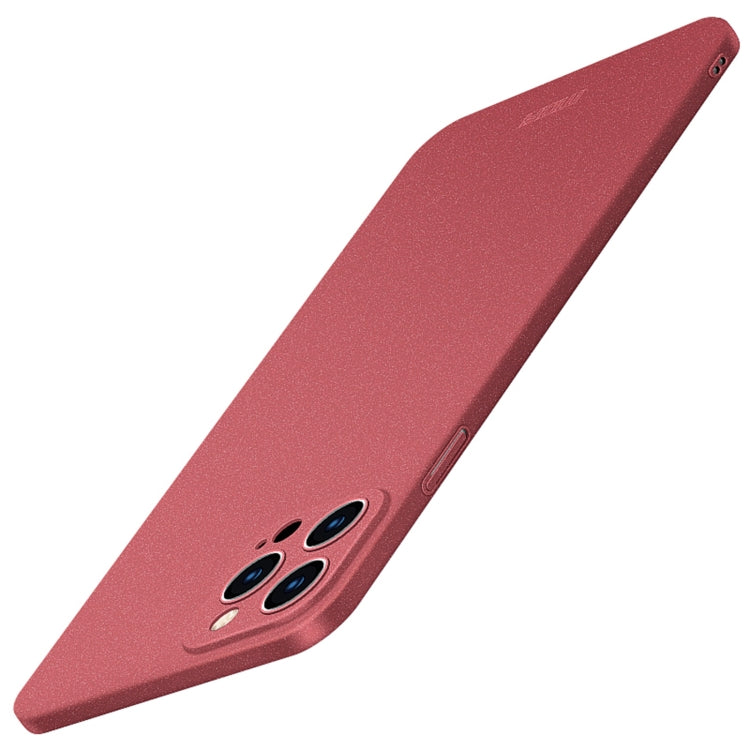 For iPhone 15 Pro MOFI Fandun Series Frosted PC Ultra-thin All-inclusive Phone Case(Red)