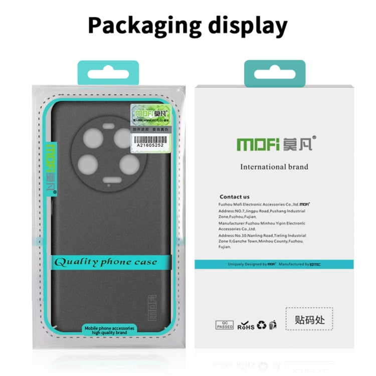 For Xiaomi 13 Ultra MOFI Fandun Series Frosted PC Ultra-thin All-inclusive Phone Case(Green) - Xiaomi Cases by MOFI | Online Shopping South Africa | PMC TechLife