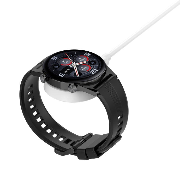 For Honor Watch 4 Split Mmagnetic Suction Watch Charging Cable, Length: 1m(White) - Charger by PMC TechLife | Online Shopping South Africa | PMC TechLife | Buy Now Pay Later Mobicred