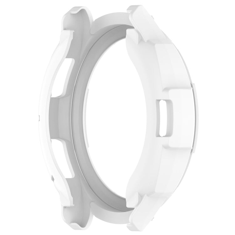 For Samsung Galaxy Watch 6 Classic 47mm Rotating Ring + TPU Armor Watch Protective Case(White)