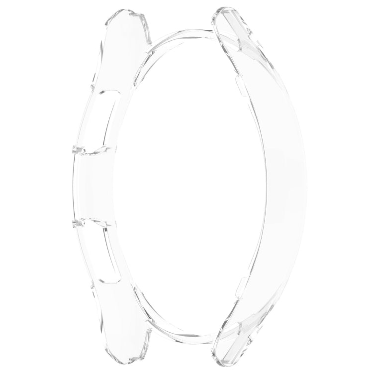 For Samsung Galaxy Watch 6 Classic 43mm Half Coverage Hollow PC Watch Protective Case(Transparent)