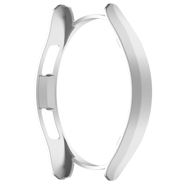 For Samsung Galaxy Watch 6 Classic 47mm Half Coverage Hollow PC Watch Protective Case(Silver)