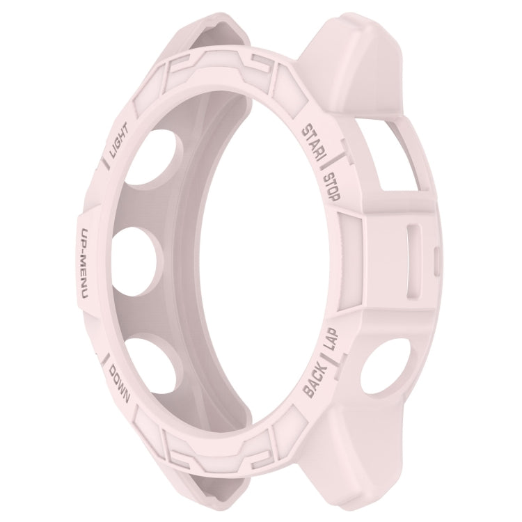 For Garmin Epix Pro 51mm / Fenix 7X / 7X Pro Armored TPU Half Wrapped Watch Protective Case(Pink)