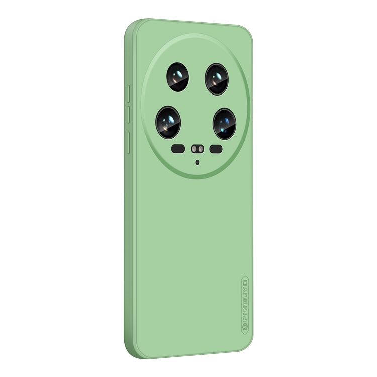 For Xiaomi 14 Ultra PINWUYO Sense Series Liquid Silicone TPU Phone Case(Green)