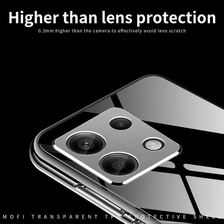 For Xiaomi Redmi Note 13 Pro 4G MOFI Ming Series Ultra-thin TPU Phone Case(Transparent)