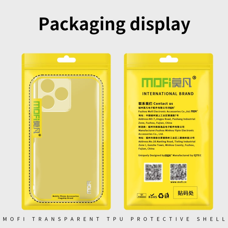 For Realme C67 4G MOFI Ming Series Ultra-thin TPU Phone Case(Transparent) - C67 Cases by MOFI | Online Shopping South Africa | PMC TechLife