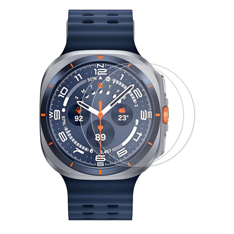 For Samsung Galaxy Watch Ultra 47mm / Ultra 2025 2pcs ENKAY 0.2mm 9H Tempered Glass Screen Protector Watch Film