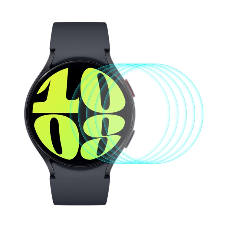 For Samsung Galaxy Watch6 / Watch7 44mm 5pcs ENKAY 0.2mm 9H Tempered Glass Screen Protector Watch Film