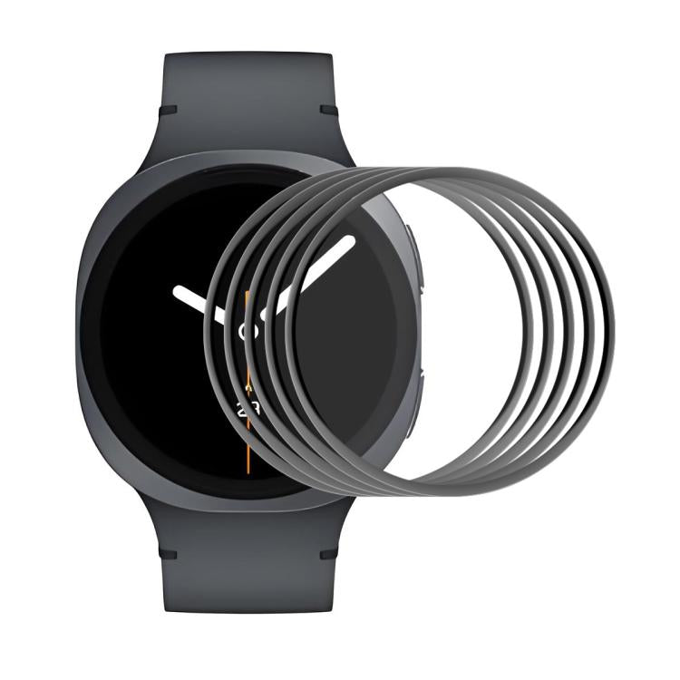For Samsung Galaxy Watch8 40mm 5pcs ENKAY 3D Full Coverage Soft PC Edge PMMA HD Screen Film