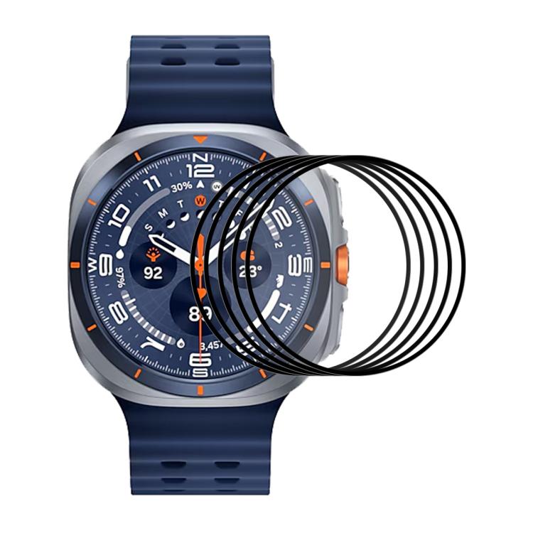 For Samsung Galaxy Watch Ultra 47mm / Ultra 2025 5pcs ENKAY 3D Full Coverage Soft PC Edge PMMA HD Screen Film