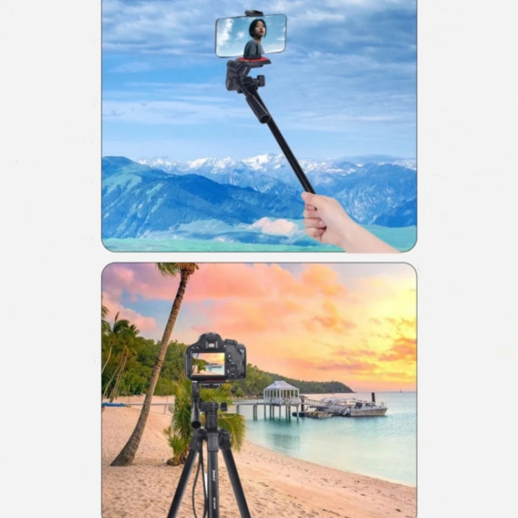 JMARY KP2209 Horizontal Extension Rod Cell Phone Camera Folding Tripod Stand - free shipping - PMC TechLife - Order now!