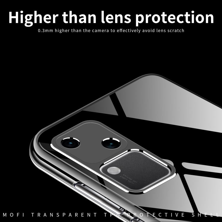 For vivo S18 MOFI Ming Series Ultra-thin TPU Phone Case(Transparent)