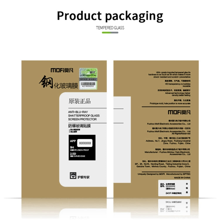 For Xiaomi Redmi A3 / A3+ MOFI 9H 2.5D Full Screen Tempered Glass Film(Black) - by MOFI | Online Shopping South Africa | PMC TechLife | Buy Now Pay Later Mobicred