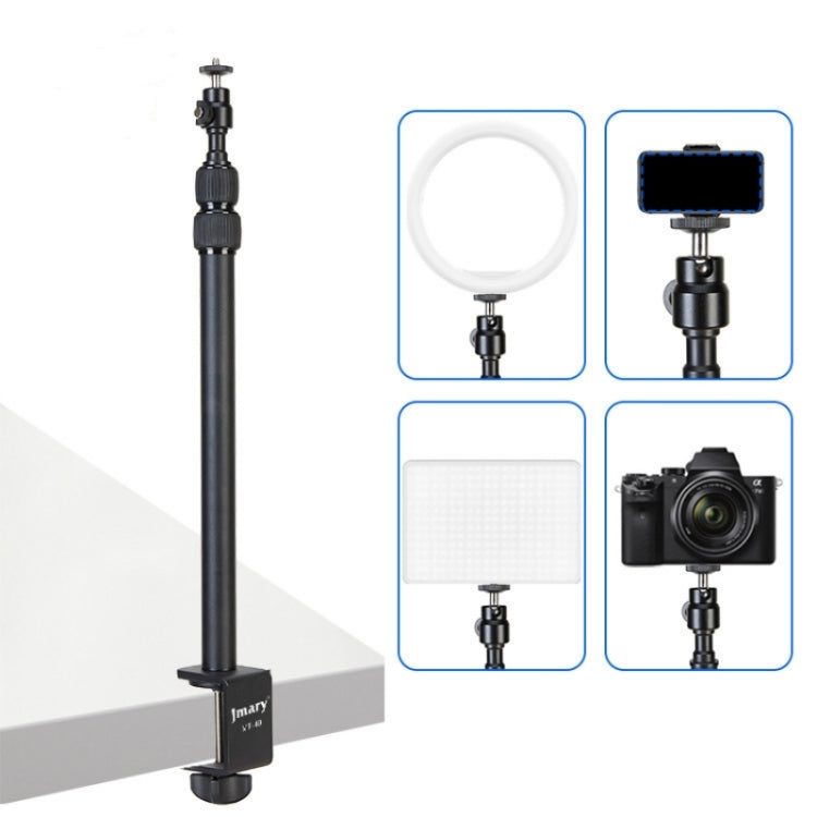 JMARY MT-49 For LED Video Light Clip Stand Adjustable Clamp Desk Mount Light Stand - by Jmary | Online Shopping South Africa | PMC Jewellery | Buy Now Pay Later Mobicred