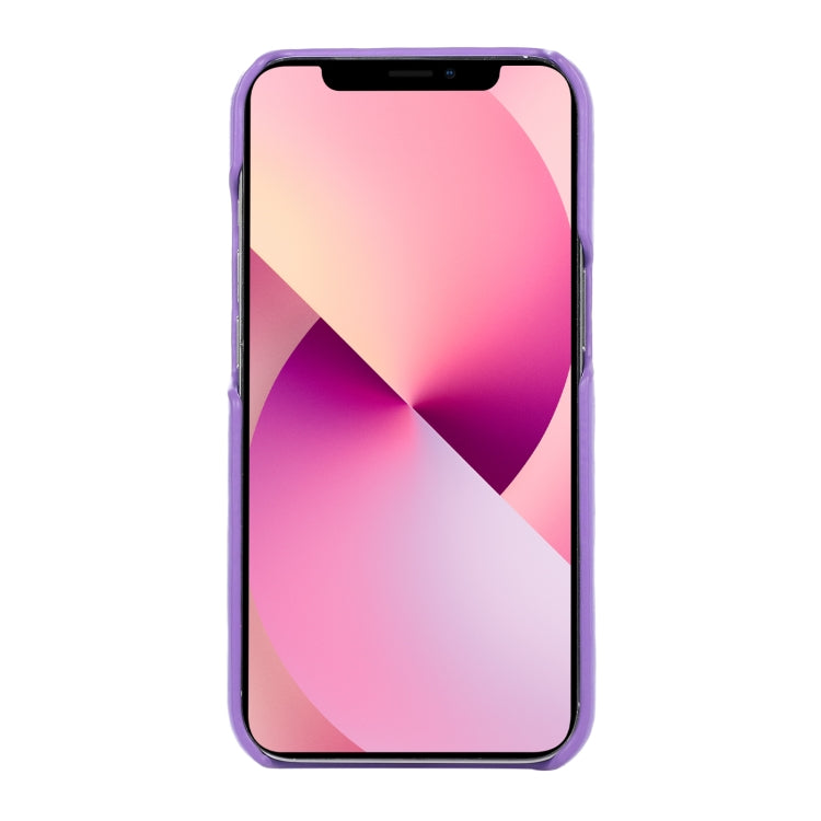 For iPhone 15 Pro Max Down Jacket Airbag Shockproof Phone Case(Purple)
