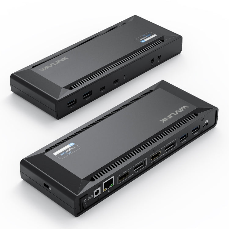 Wavlink UG69PD2 Dual 4K Fast Charging Integrated Docking Station, Plug:AU Plug