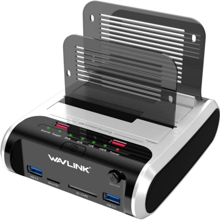 Wavlink ST336A SSD HDD Fast Offline Clone SATA USB 3.0 External Hard Drive Case(AU Plug)