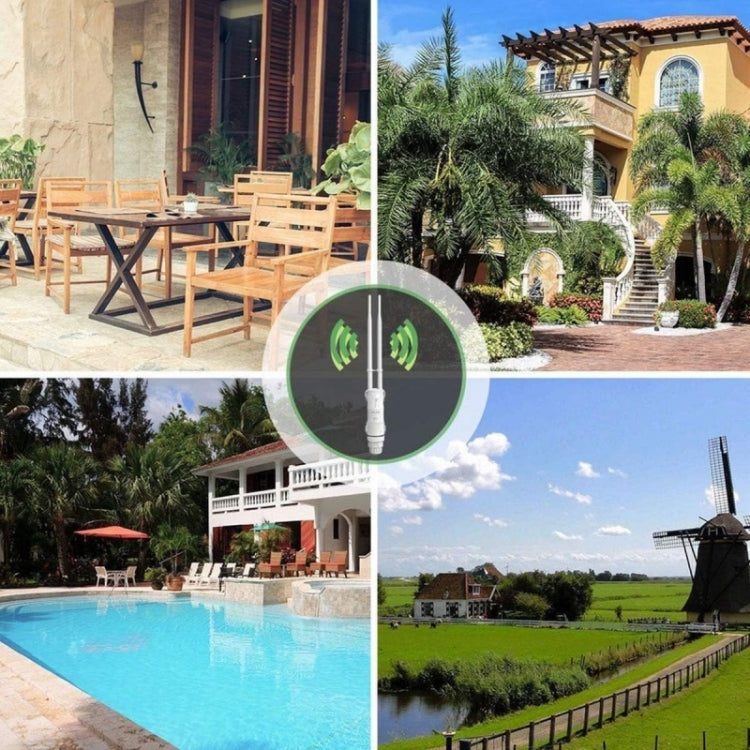 WAVLINK WN570HA1 Weatherproof 2.4+5GHz 600Mbps Outdoor WiFi Range Router Extender, Plug:AU Plug - free shipping - PMC Jewellery - Order now!