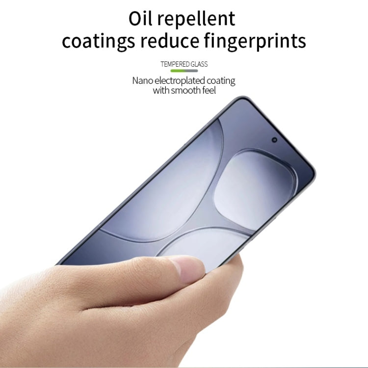 For Xiaomi Redmi K70 Ultra PINWUYO 9H 3D Full Screen Explosion-proof Tempered Glass Film(Black)