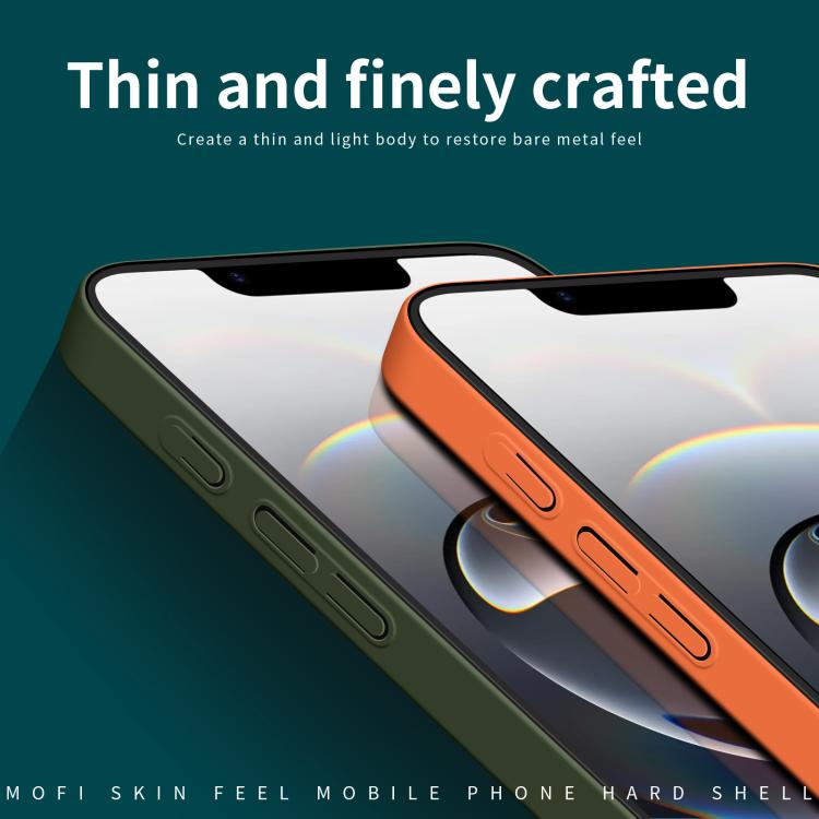 For iPhone 16e MOFI Qin Series Skin Feel All-inclusive PC Phone Case(Beige)