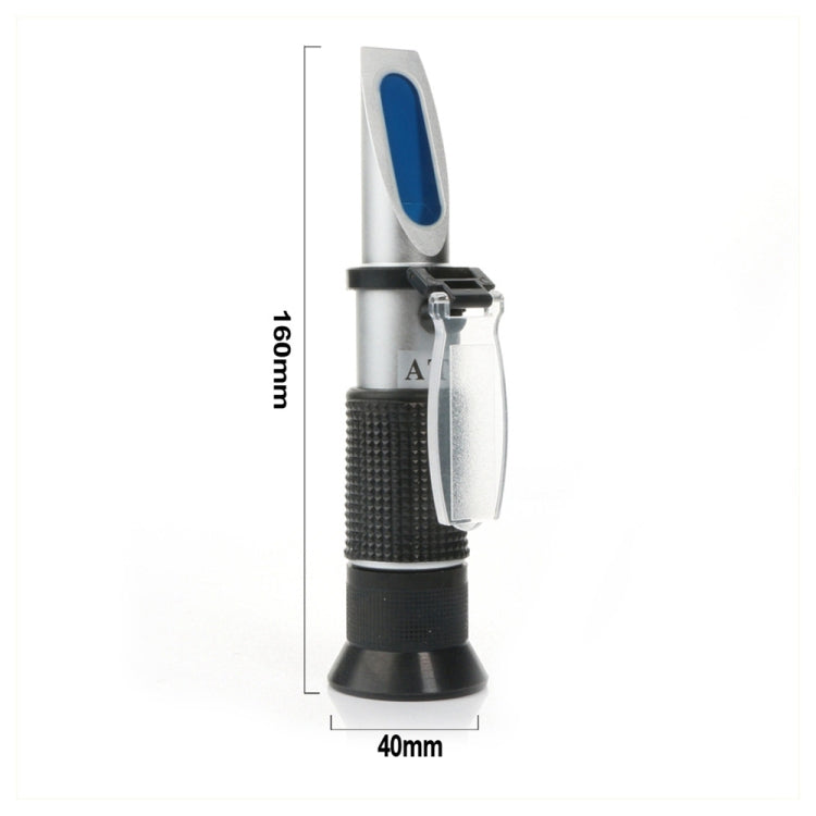 RZ121 Alcohol Refractometer Grape Wine Sugar Content 0~25% Alcohol Concentration 0~40% Brix Tester Meter ATC Handheld Tool