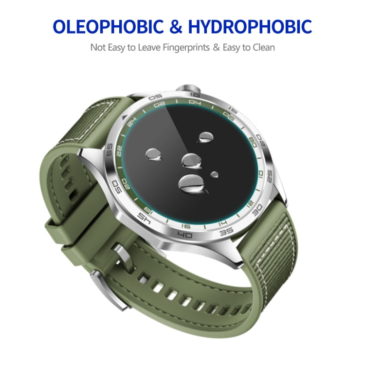 For Huawei Watch GT 4 46mm 2pcs ENKAY Hat-Prince 0.2mm 9H Tempered Glass Screen Protector Watch Film