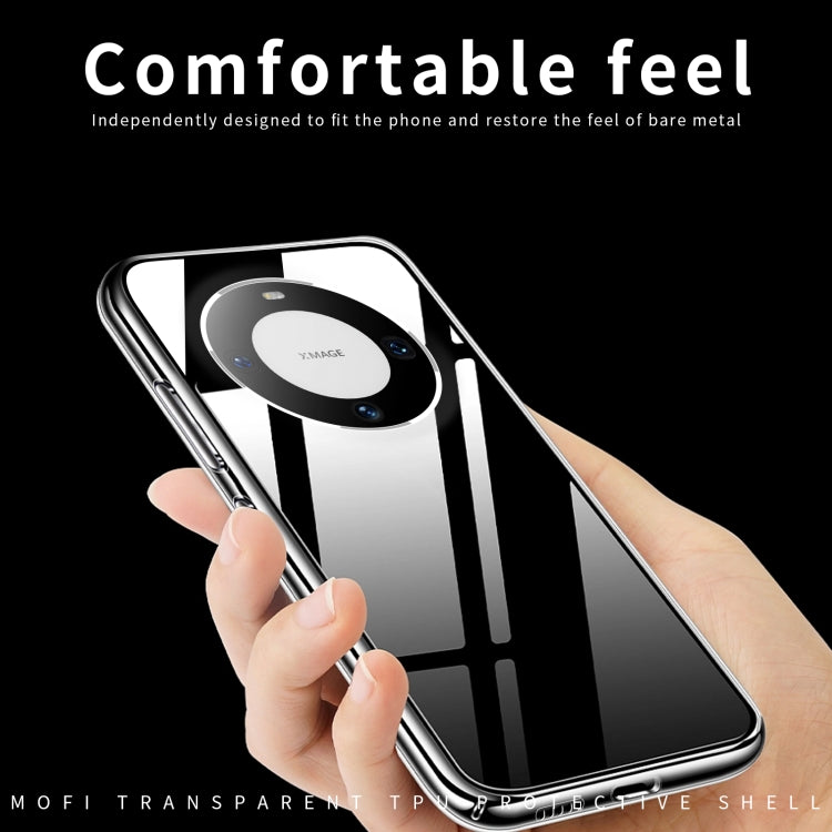 For Huawei Mate 60 Pro MOFI Ming Series Ultra-thin TPU Phone Case(Transparent)