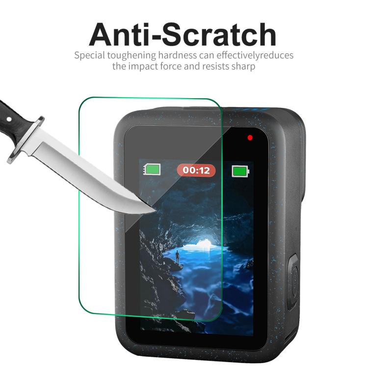 For GoPro HERO12 Black ENKAY Hat-Prince 9H 0.2mm High Alumina-silicon Front & Back Camera Tempered Glass Film - Protective Film by ENKAY | Online Shopping South Africa | PMC Jewellery | Buy Now Pay Later Mobicred
