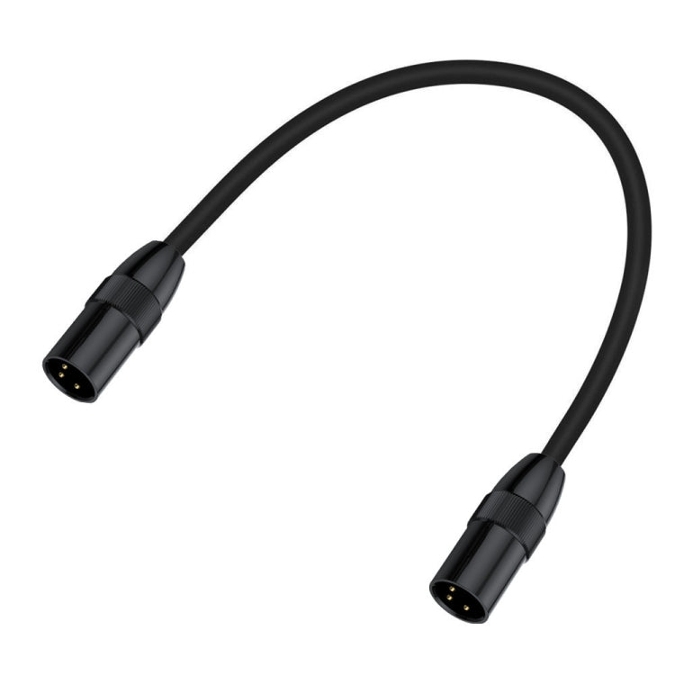 JUNSUNMAY XLR Male to Male Mic Cord 3 Pin Audio Cable Balanced Shielded Cable, Length:15m
