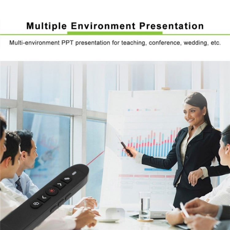 T5-H-L Red Laser Pointer Presentation Clicker 2.4GHz PPT Remote Control Presenter Flip Pen - by PMC Jewellery | Online Shopping South Africa | PMC Jewellery | Buy Now Pay Later Mobicred